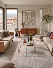 İpek 1143 Gri Akrilik Üst Kalite Salon Halısı – Modern ve Zarif Tasarım