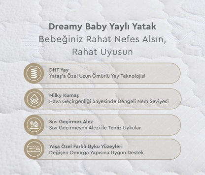 Dreamy Baby DHT Yaylı Mini Yatak 70 X 130