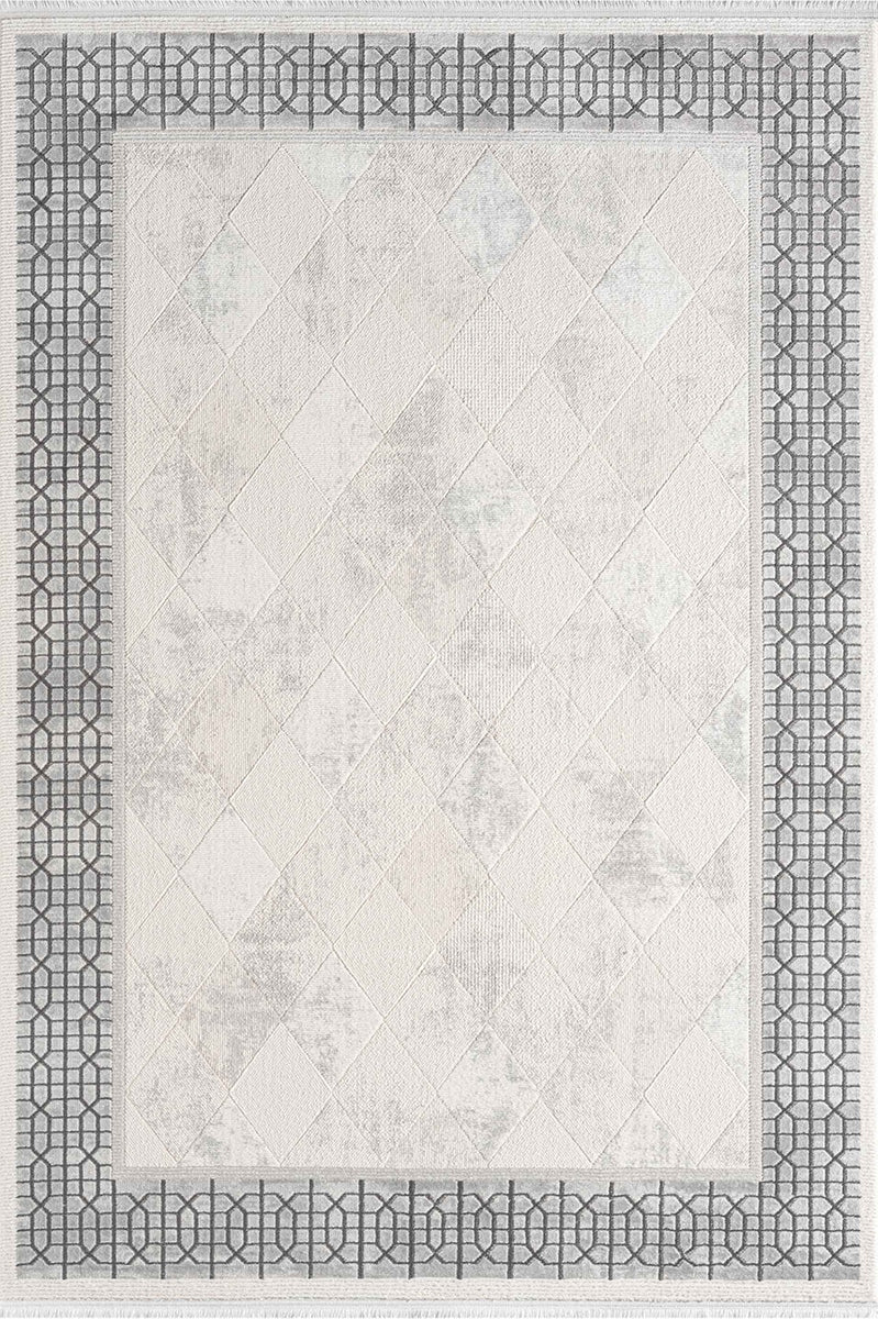 Kim Royal KC06B Akrilik Modern Klasik Halı | %100 Pamuk Taban Saçaklı