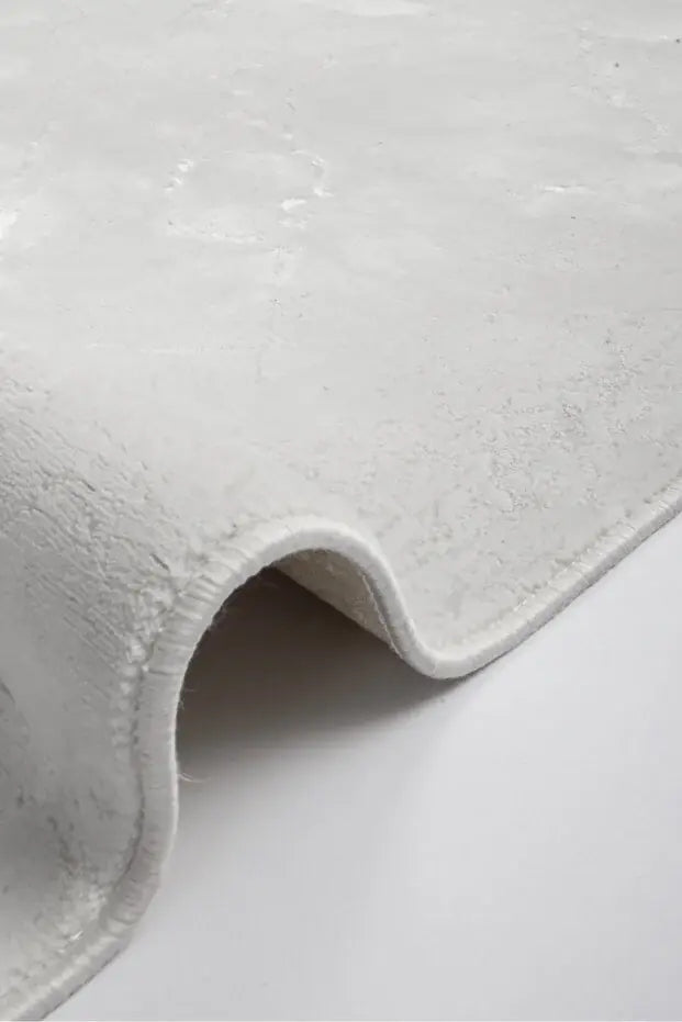 Cotton 1075 Krem Modern Tasarımlı Kaymaz Tabanlı Makine Halısı