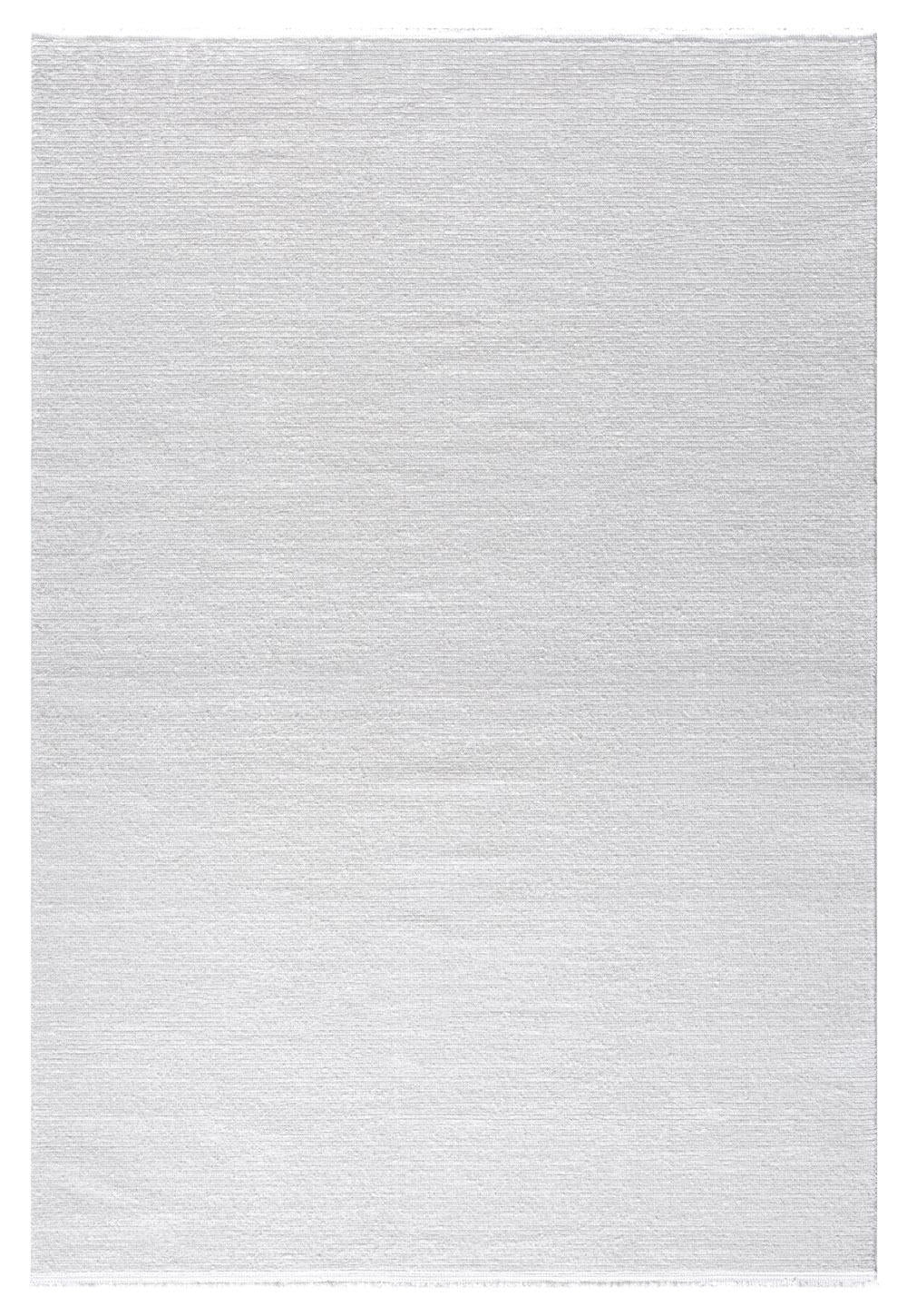 Koza Lara A0245B-Gri Modern Yumuşak Dokulu Minimalist Parlak Viskon Salon ve Oturma Odası Halısı