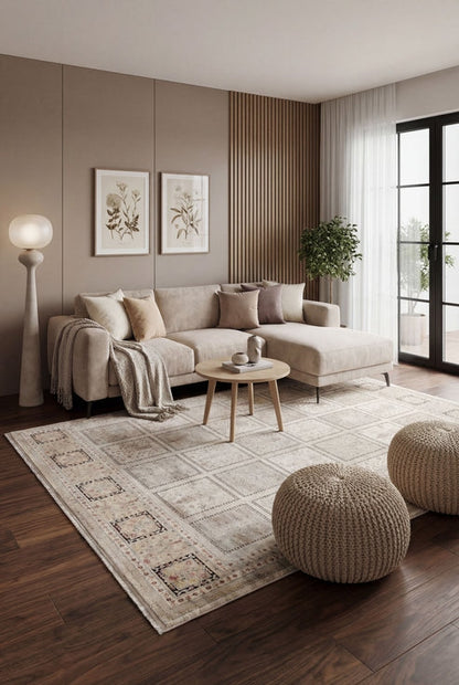 Degrade Liora DG01A Kahverengi Heritage Salon ve Oturma Odası Halısı
