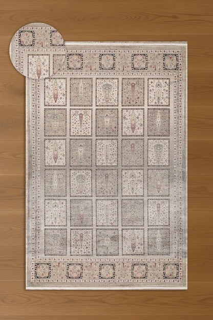 Degrade Liora DG01A Kahverengi Heritage Salon ve Oturma Odası Halısı