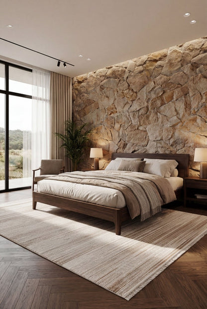 Beykoz Loris ZY14A Bej Modern Salon ve Oturma Odası Halısı