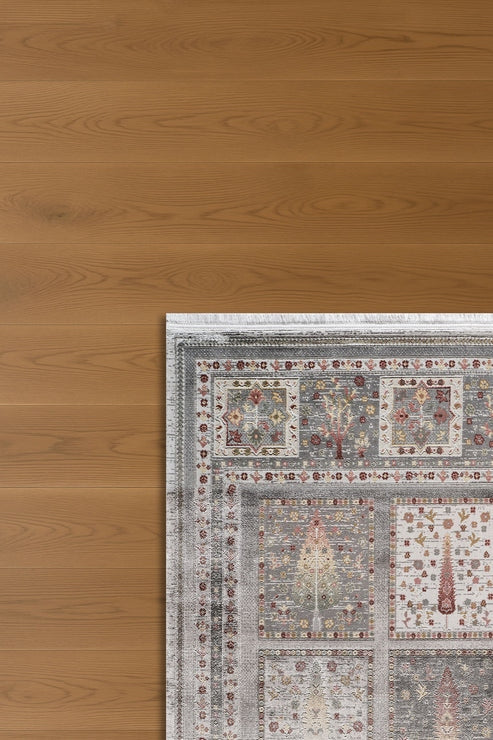 Degrade Loven  DG01B Gri Heritage Salon ve Oturma Odası Halısı