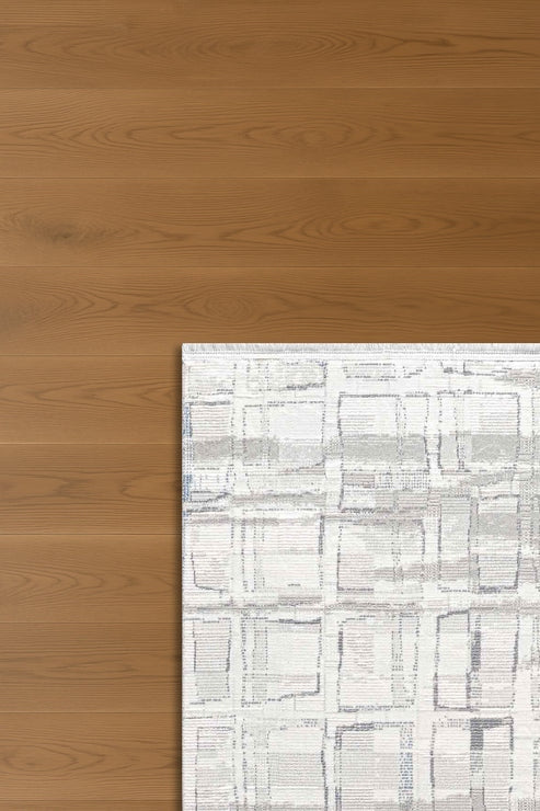 Seren Leni NF10A Gri Bej Modern Salon ve Oturma Odası Halısı