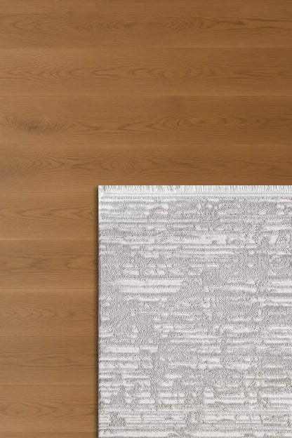 Seren Milo NF11A Gri Modern Salon ve Oturma Odası Halısı