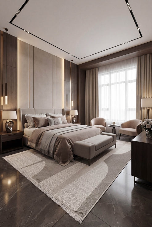 Dore Mira DU07A Gri Modern Salon ve Oturma Odası Halısı
