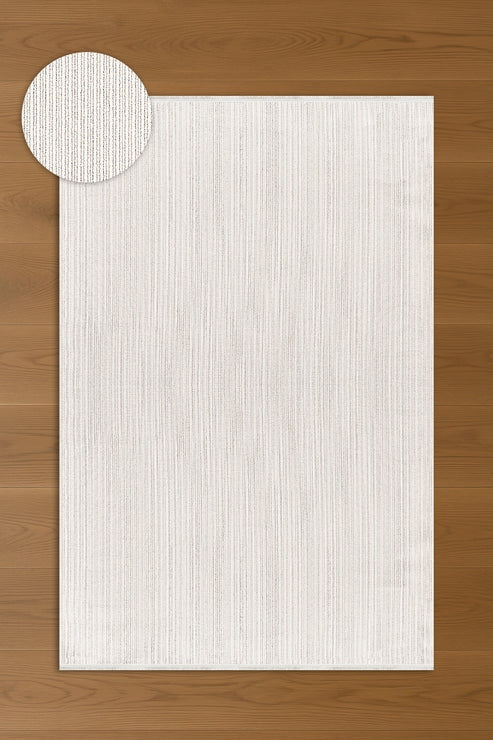 Arbel Mirel EI01D Krem Modern Salon ve Oturma Odası Halısı