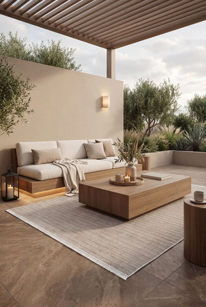 Beykoz Narev ZY03A Gri Modern Salon ve Oturma Odası Halısı