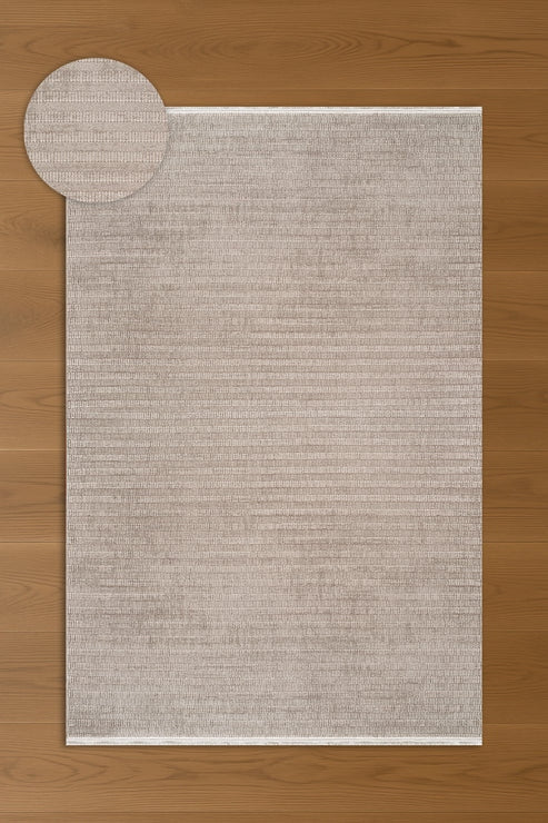 Beykoz Narev ZY03A Gri Modern Salon ve Oturma Odası Halısı