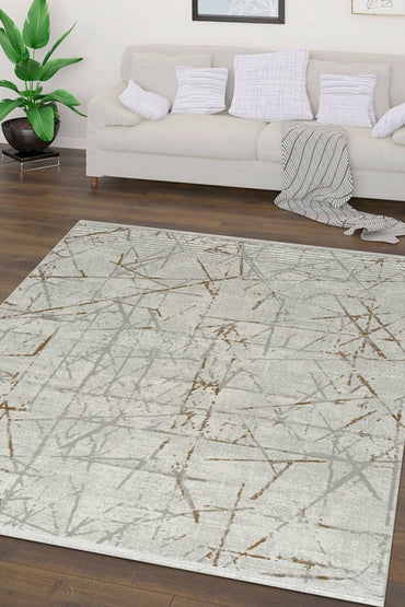 Seren Nalo NF08B Bej Modern Salon ve Oturma Odası Halısı