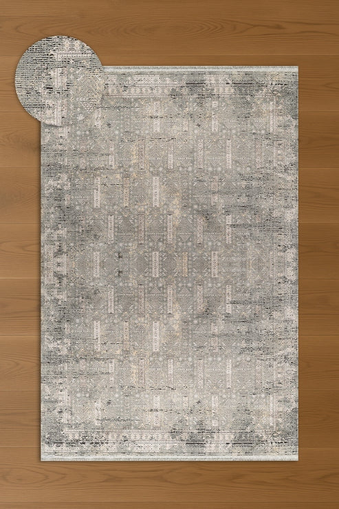 Degrade Norel DG03B Yeşil Vintage Salon ve Oturma Odası Halısı