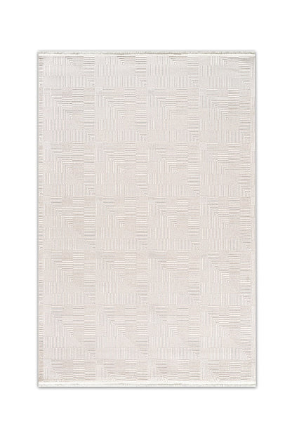 Mira Serena QI04A Krem Modern Salon ve Oturma Odası Halısı