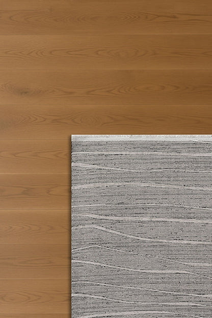 Arbel Rovena EI04B Antrasit Modern Salon ve Oturma Odası Halısı