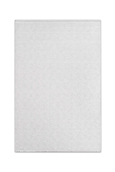Seren Rovi NF02A Gri Bej Geometik Desenli Halı