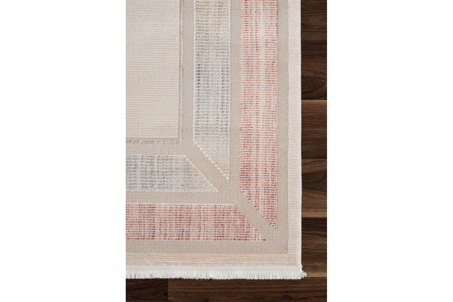 KOZA RUST A1238B RUST Modern Viskon Halı – Degrade Renk Geçişli Yumuşak Salon Halısı