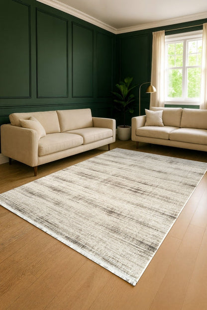 Estefan Sela EU05A Açık Krem Modern Salon ve Oturma Odası Halısı