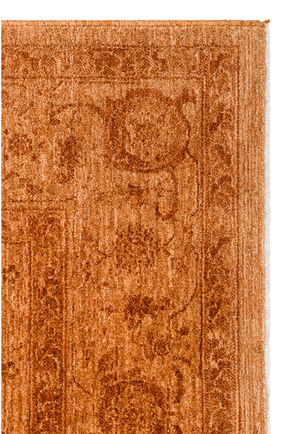 Shiraz SHR 03 Terra - Vintage Eskitme Desenli Modern Yumuşak Dokulu Makine Halı