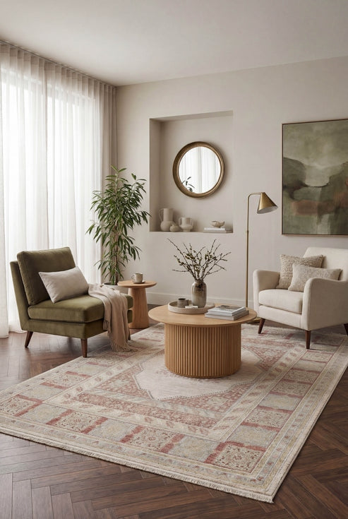 Degrade Varen DG02A Kahverengi Heritage Salon ve Oturma Odası Halısı