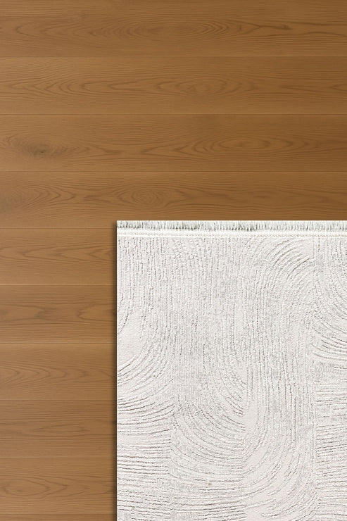 Mira Velena QI07A Krem Modern Salon ve Oturma Odası Halısı