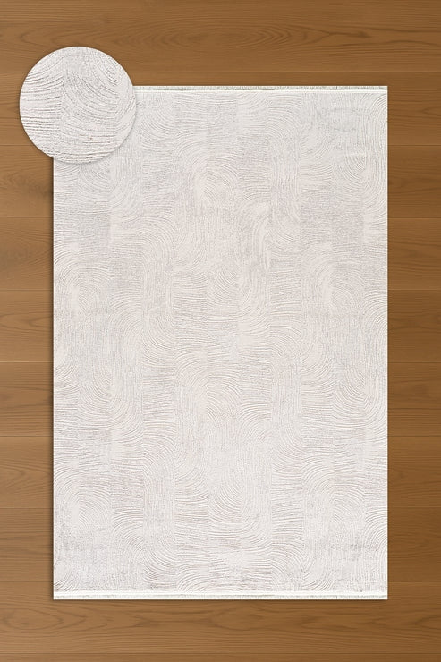 Mira Velena QI07A Krem Modern Salon ve Oturma Odası Halısı