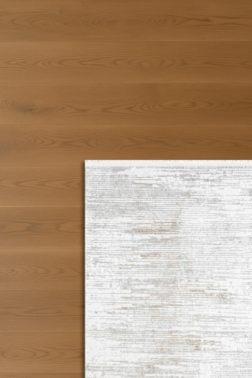 Hermes Viri HU05A Krem Beyaz Modern Salon ve Oturma Odası Halısı