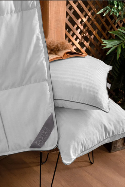 Microline Yorgan Tek Kişilik Microfiber Kumaş İpeksi Bir Hissiyat Veren Saten Şeritlere Sahip 155 x 215