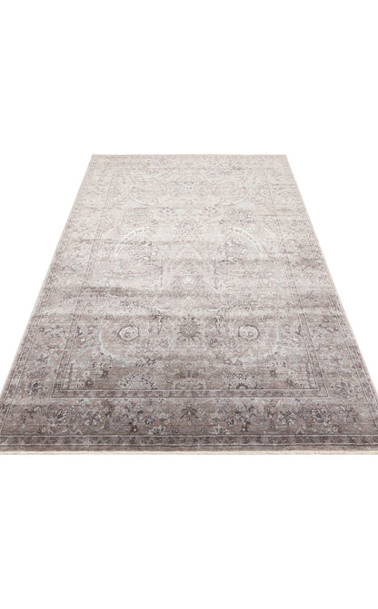 Taftan TF 07 Smoke Gri - Pakistan Overdyed Tarzı El Emeği ile Özel Tezgahlarda Üretilen Uşak Halısı