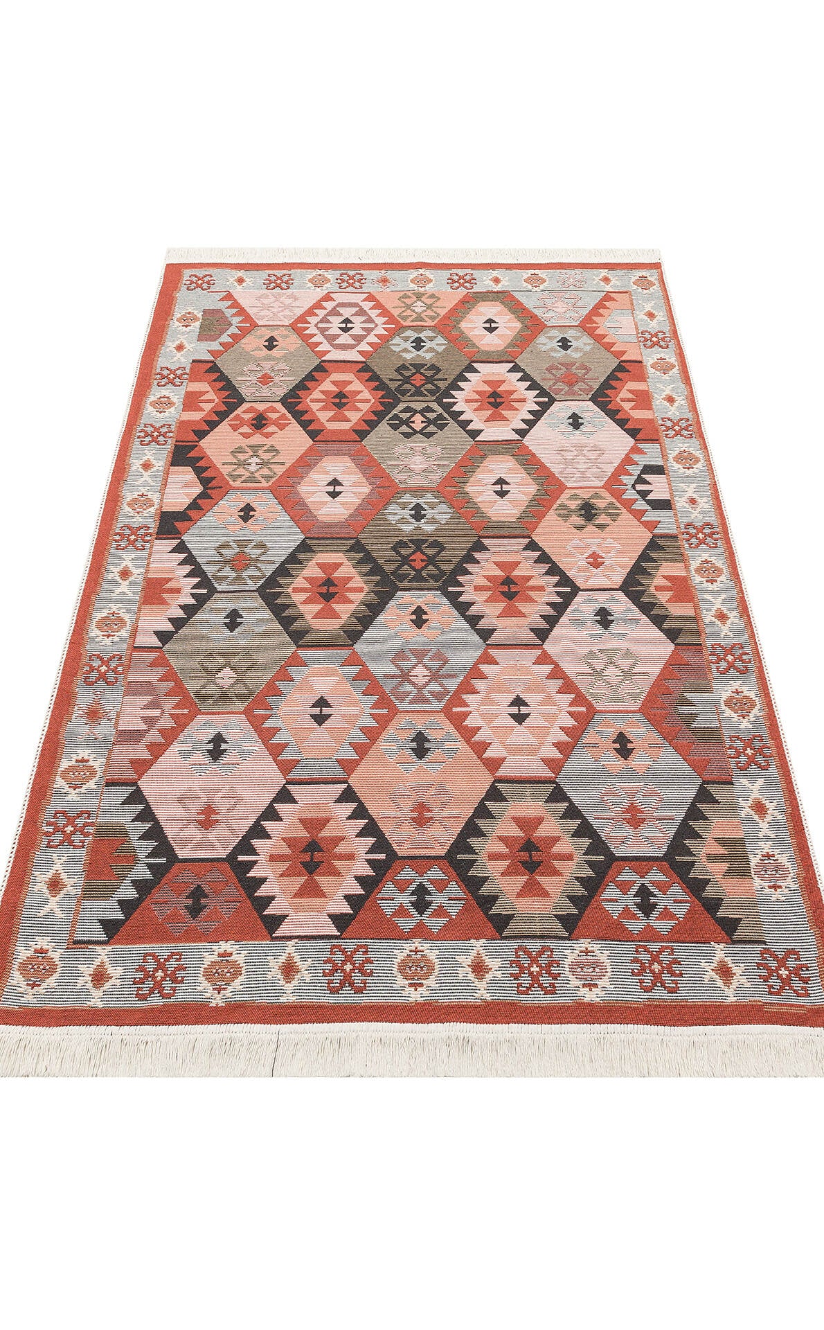 AR 42 MULTY  - ARYA - Yıkanabilir Çift Taraflı Modern Desenli Dokuma Kilim