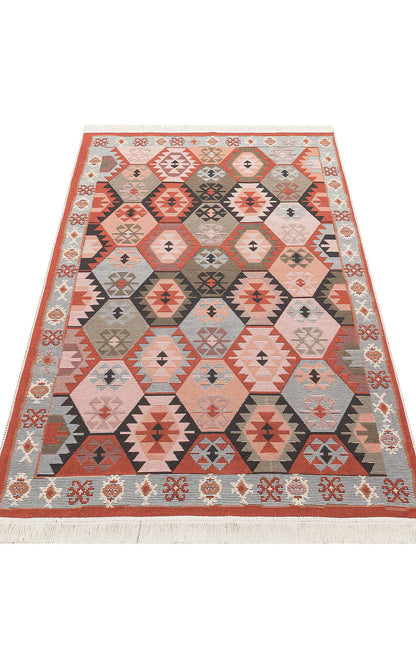 AR 42 MULTY  - ARYA - Yıkanabilir Çift Taraflı Modern Desenli Dokuma Kilim
