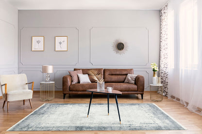 LGS 06 CREAM GREY XW  - LAGOS XW - Hav Toz Vermez Eskitme Desenli Modern Makine Halısı