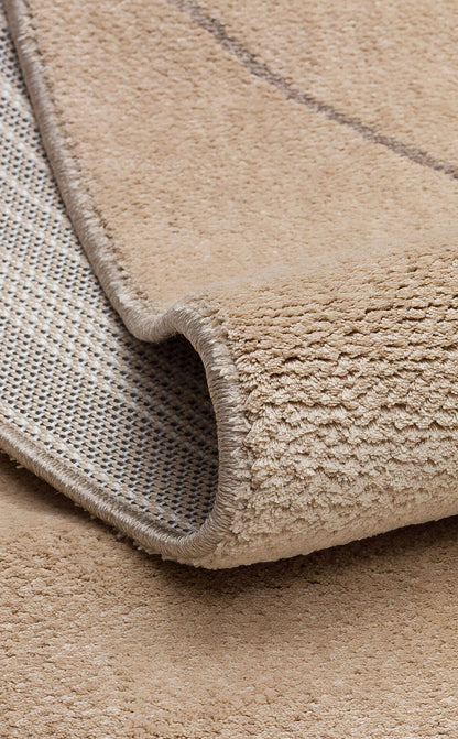 URB 02 BEIGE  - URBAN - Etnik Desenlere Sahip Hav Toz Vermez Yumuşak Dokulu Modern Halı