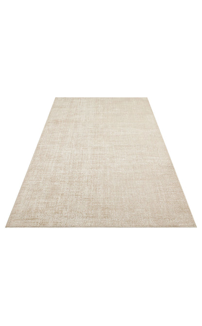 Kalahari KLH Bej - Modern Gri Düz Desenli Salon Halısı