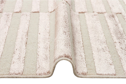 ZNT 03 BEIGE DYED  - ZENITH DYED - Yüksek Alçak Dokulu Naturel Yün ve Viskon Modern Dokuma Halı