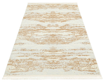 ST 01 CREAM BEIGE XW  - SATEEN - Hav Toz Vermez Yıkanabilir Kaymaz İnce Dokuma Modern Halı 