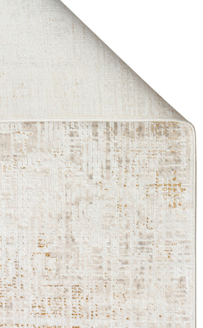 RM 03 CREAM BEIGE  - ROMA - Viskon ve Polyester ile Üretilen Şık Salon Halısı