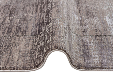 FRESCO DYED FSD 02 Gri - Eskitme Dokulu Işıltılı Salon Halısı