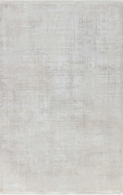 Lima 6231 Krem - Polyester Şönil Halı | Dokuma Tabanlı Model