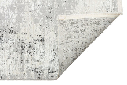 LGS 05 CREAM GREY XW  - LAGOS XW - Hav Toz Vermez Eskitme Desenli Modern Makine Halısı