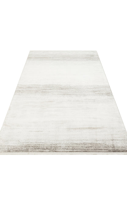 RM 01 CREAM GREY  - ROMA - Viskon ve Polyester ile Üretilen Şık Salon Halısı