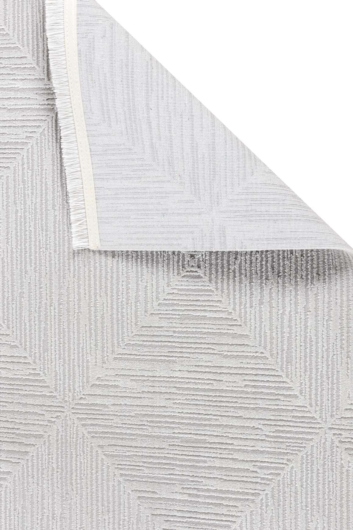 Lima 6242 Gri - Polyester Şönil Halı | Dokuma Tabanlı Model