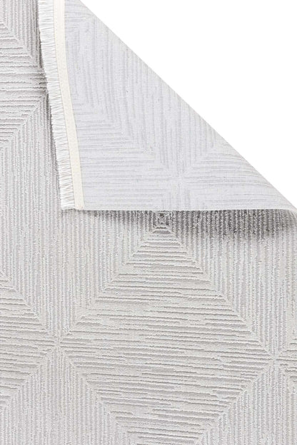 Lima 6242 Gri - Polyester Şönil Halı | Dokuma Tabanlı Model