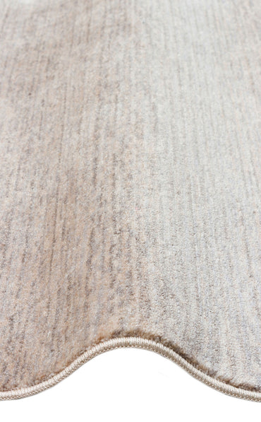 PTA PLAIN SILVER BEIGE  - PIETRA - Sıcak Renk Tonlu Etnik Desenli Yumuşak Dokulu Makine Halısı