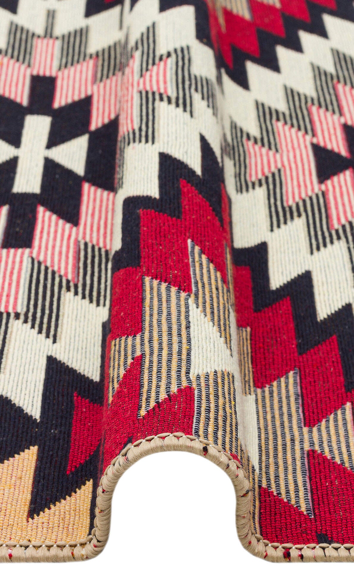 Arya AR 33 Kırmızı - Yıkanabilir Çift Taraflı Modern Dokuma Kilim
