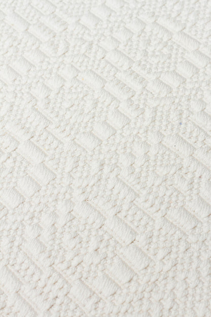 Mono MNO LUX 02 Beyaz -Yıkanabilir Kaymaz Kilim Halı