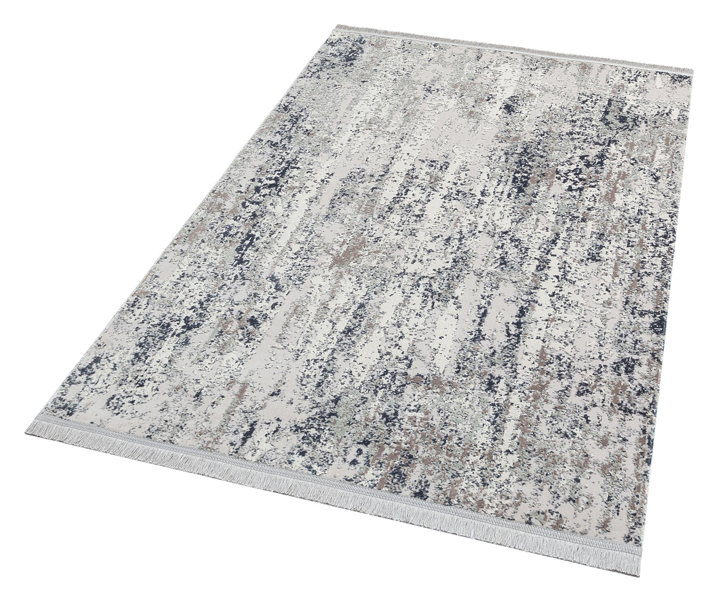 ST 10 SILVER MARINE XXW  - SATEEN - Hav Toz Vermez Yıkanabilir Kaymaz İnce Dokuma Modern Halı 