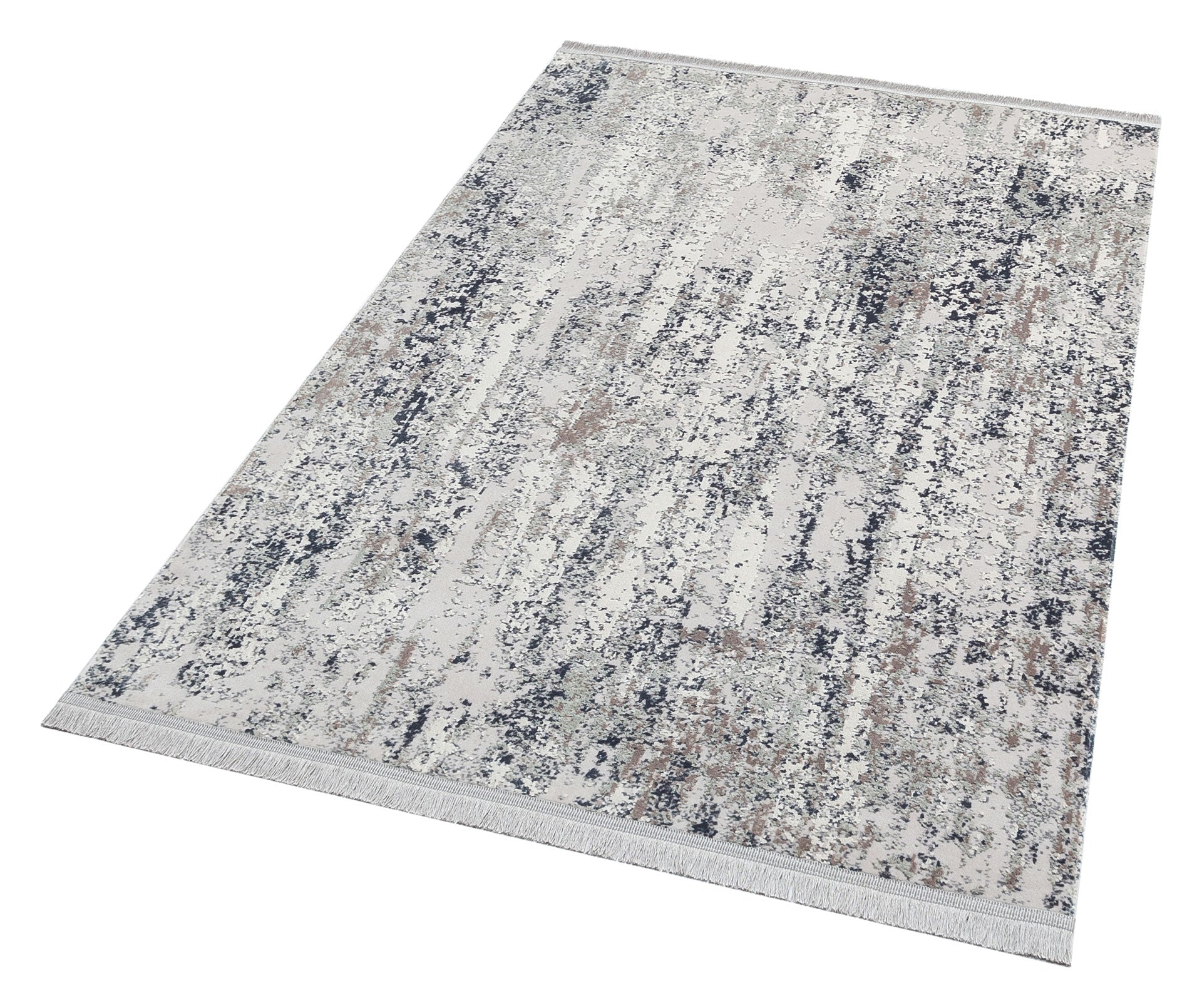 ST 10 SILVER MARINE XXW  - SATEEN - Hav Toz Vermez Yıkanabilir Kaymaz İnce Dokuma Modern Halı 