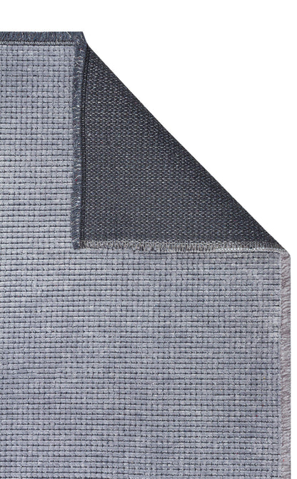 CPR 01 GREY  - CAPRI - Hav Toz Vermez Kaymaz Kolay Kullanımlı Yıkanabilir Düz Renk Kilim