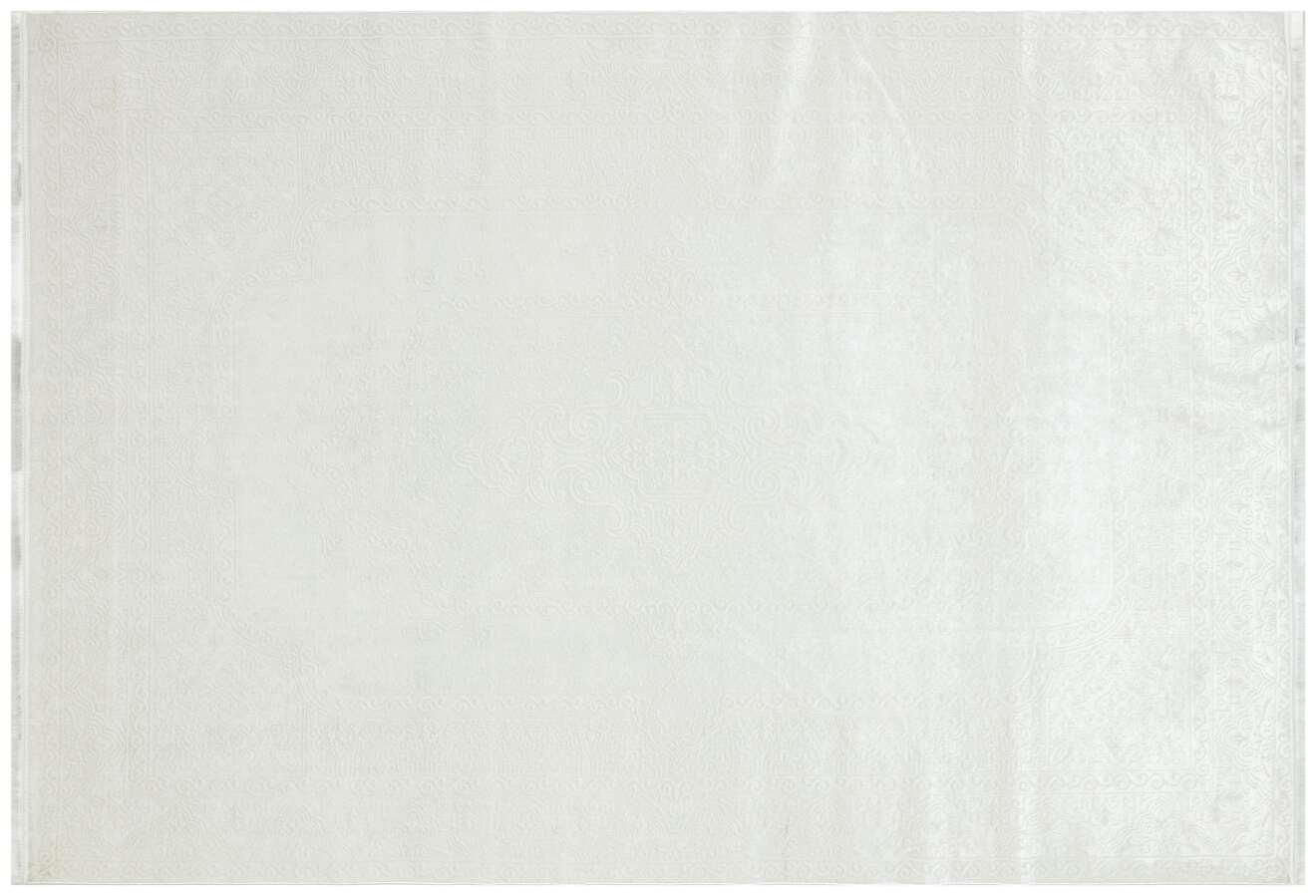 Riena 1121 Beyaz - Akrilik Polyester Halı | Kaymaz Tabanlı Dekoratif Halı